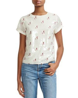 商品Maje|Lapy Embellished Embroidered Top,价格¥1094,第1张图片
