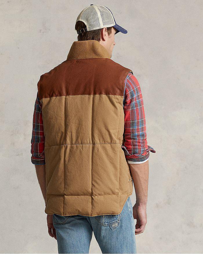 商品Ralph Lauren|Leather Yoke Down Vest,价格¥1925,第5张图片详细描述