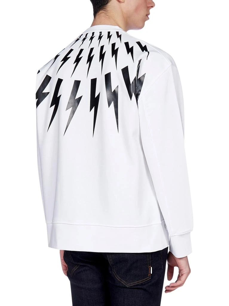 商品Neil Barrett|Neil Barrett Thunderbolt Print Sweatshirt,价格¥1515,第4张图片详细描述