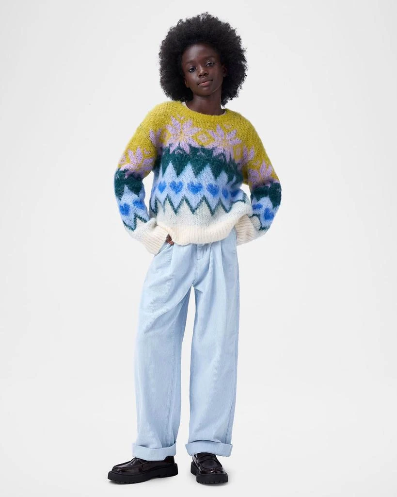 商品MOLO|Girl's Glenda Multicolor Wool-Blend Sweater, Size 7-12,价格¥690,第5张图片详细描述