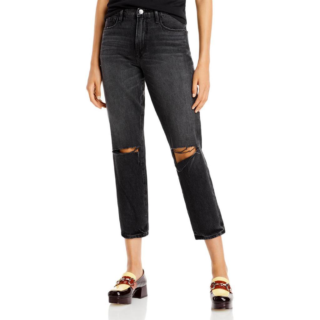 商品FRAME|Frame Womens Le Sylvie High Rise Straight Fit Jeans,价格¥259,第1张图片