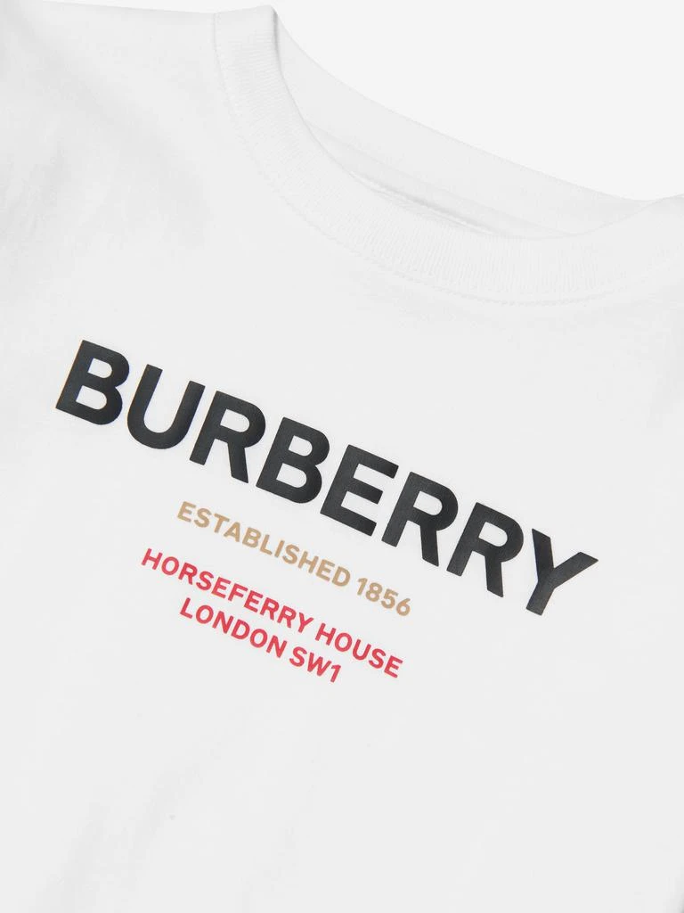 商品Burberry|Baby Azari Long Sleeve Romper In White,价格¥1613,第3张图片详细描述