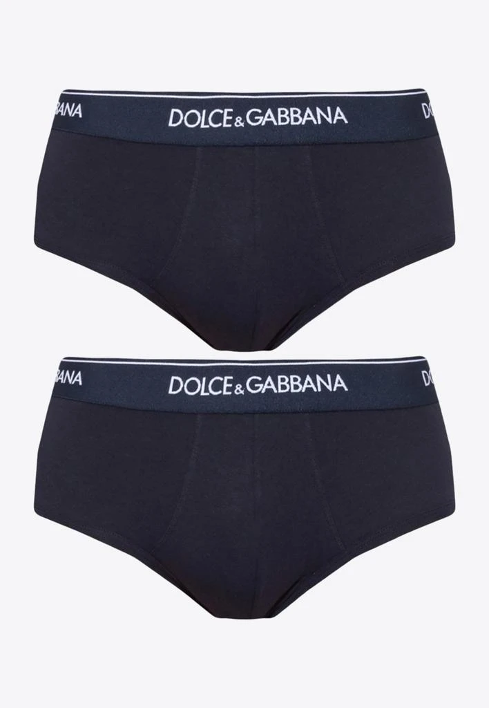 商品Dolce & Gabbana|Two-Pack Logo Briefs,价格¥526,第4张图片详细描述