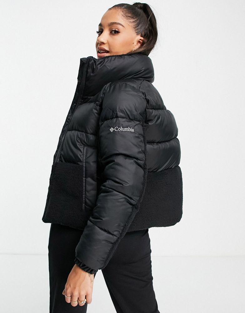 Columbia Leadbetter Point puffer jacket in black商品第2张图片规格展示