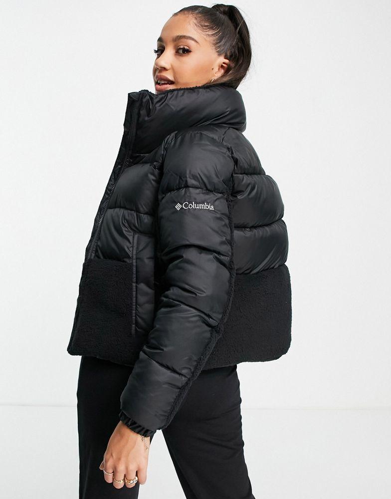 商品Columbia|Columbia Leadbetter Point puffer jacket in black,价格¥892,第4张图片详细描述