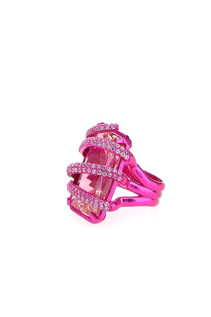 商品Dans Les Rues|Fuchsia 925 silver Liquid Poison ring,价格¥1821,第2张图片详细描述