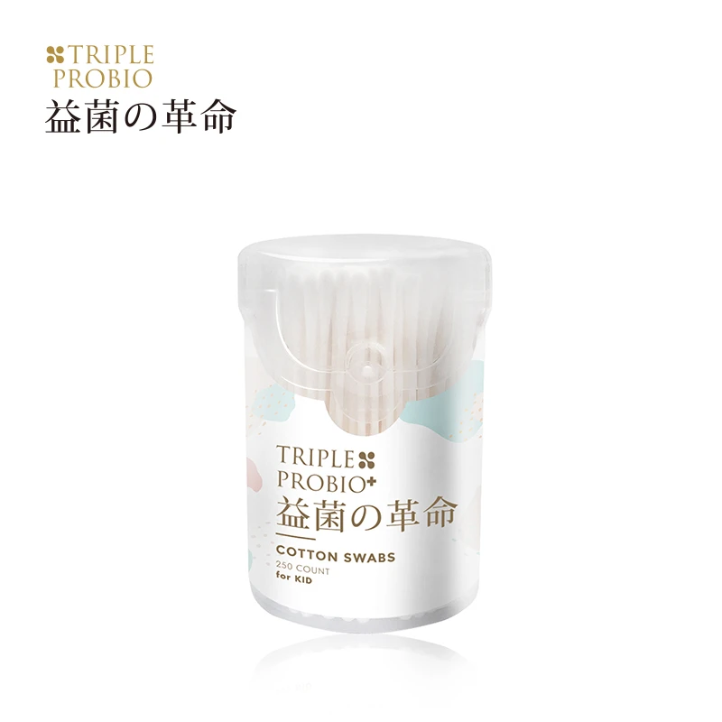 商品Triple Probio|益菌儿童纸轴棉花棒(250支/盒) | Cotton Swabs (Kid),价格¥43,第1张图片