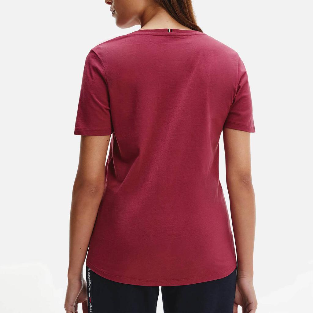 Tommy Sport Women's Regular Graphic T-Shirt - Crimson Ruby商品第2张图片规格展示