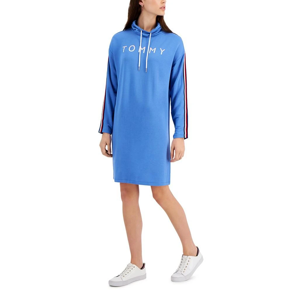 商品Tommy Hilfiger|Women's Cowlneck Logo Sneaker Dress,价格¥390,第1张图片