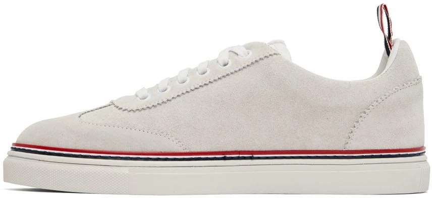 商品Thom Browne|White Field Low-Top Sneakers,价格¥2556,第3张图片详细描述