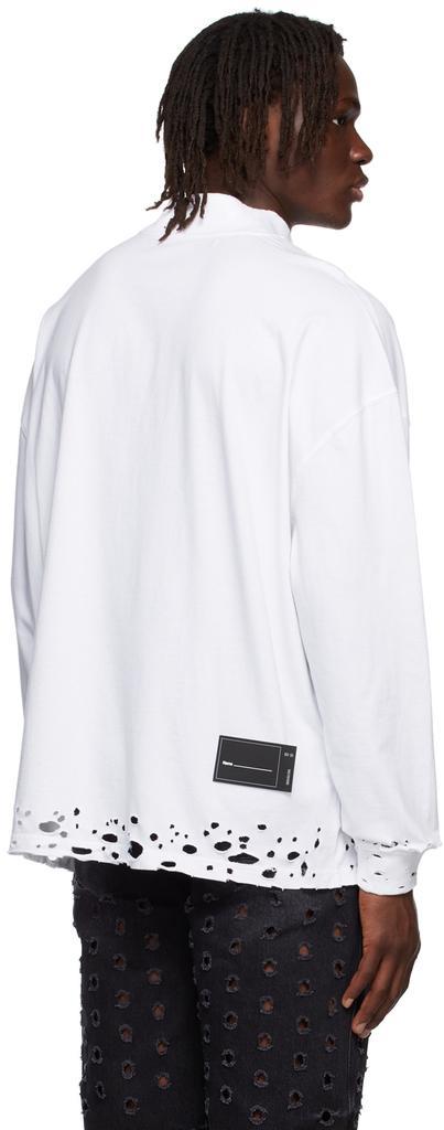 商品We11done|White Cotton T-Shirt,价格¥1875,第5张图片详细描述