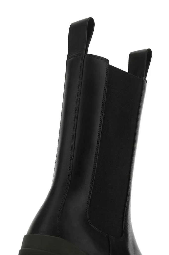 商品Bottega Veneta|Black leather Tire boots,价格¥11938,第3张图片详细描述