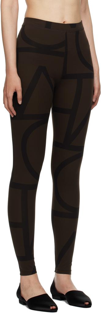 Brown Monogram Leggings商品第2张图片规格展示