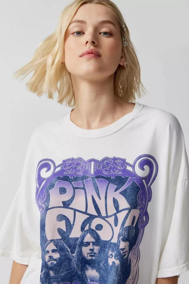 商品Urban Outfitters|Pink Floyd Tour Poster Oversized T-Shirt Dress,价格¥259,第3张图片详细描述