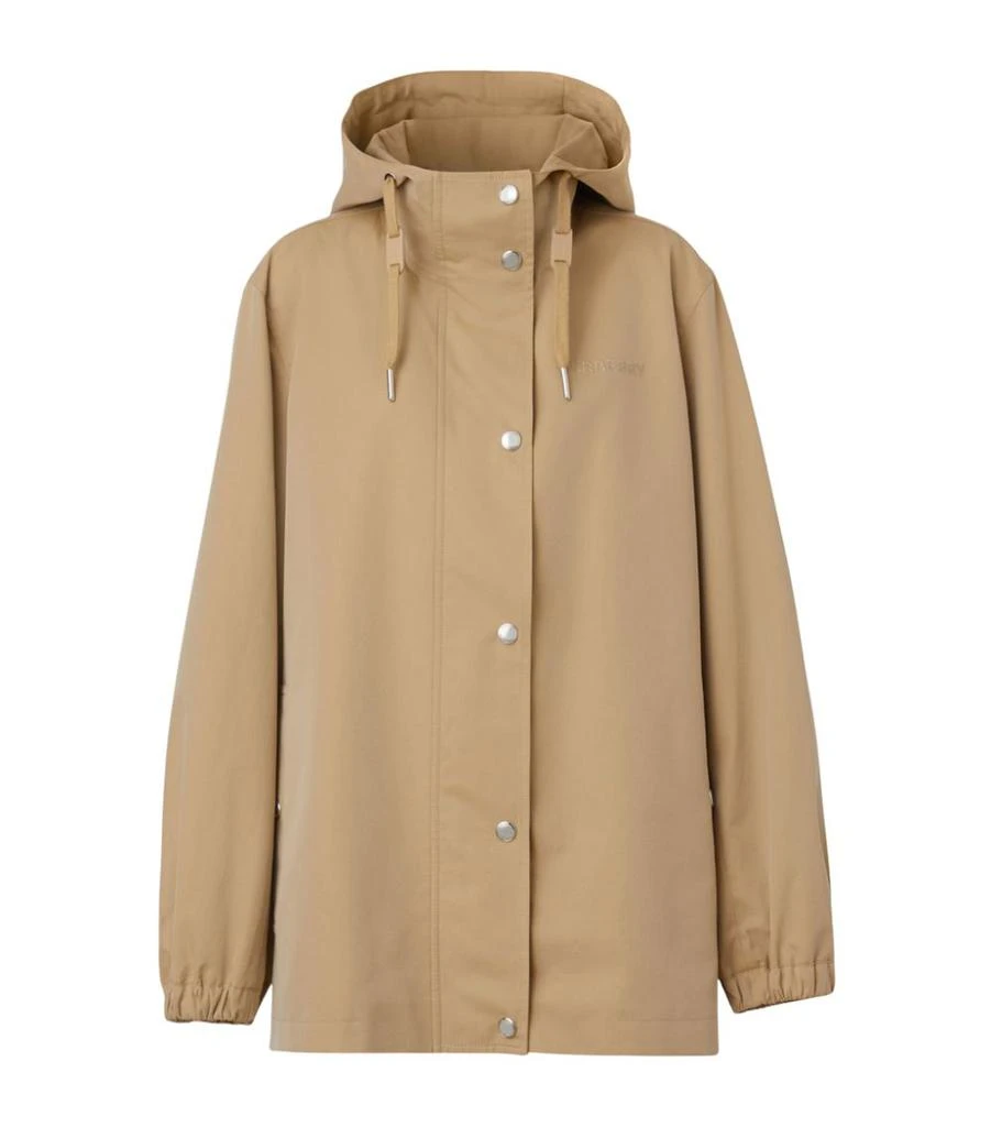 商品Burberry|Tropical-Gabardine Hooded Jacket,价格¥14089,第1张图片