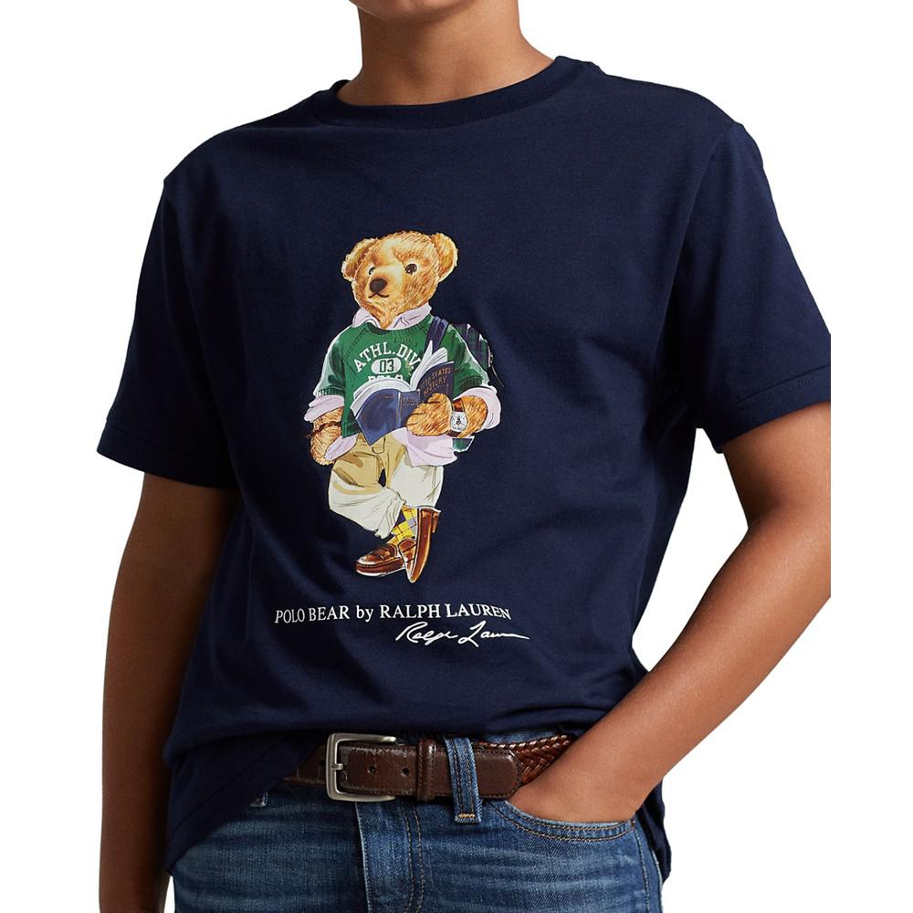 Big Boys Polo Bear Cotton Jersey T-shirt商品第5张图片规格展示