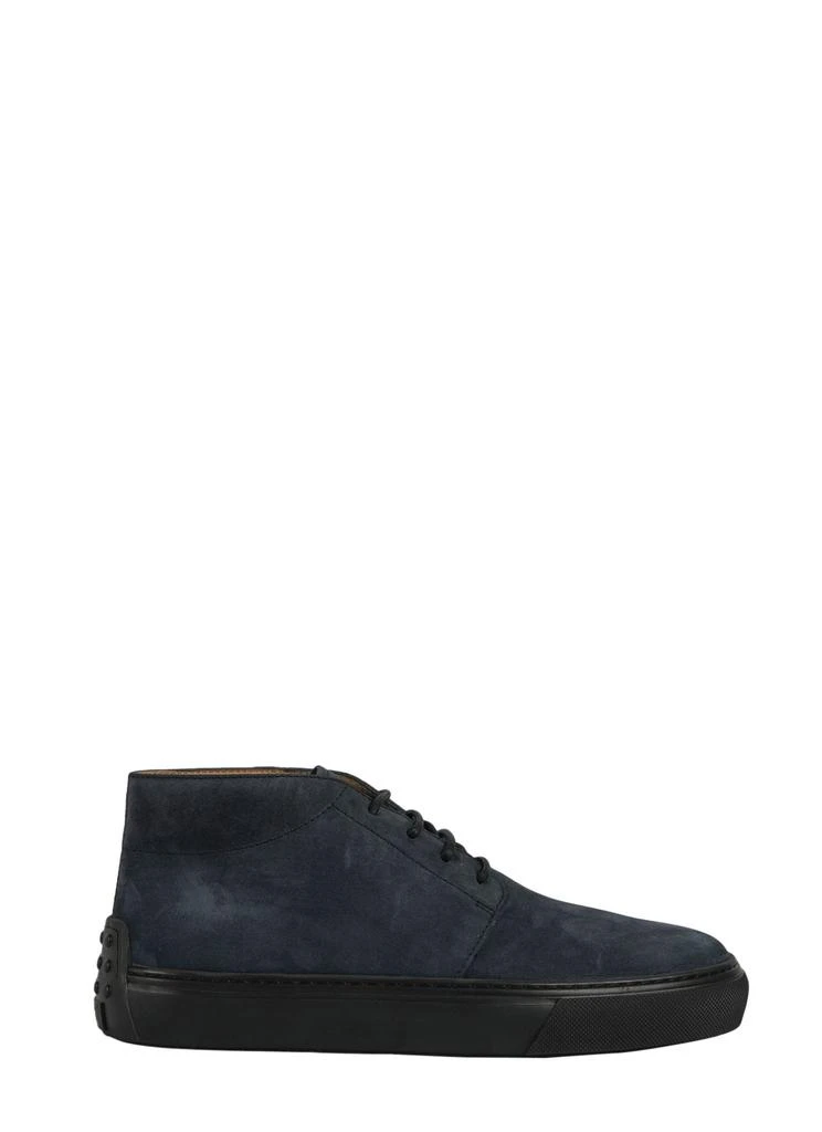 商品Tod's|Tod's men's blue suede ankle boots,价格¥4496,第1张图片