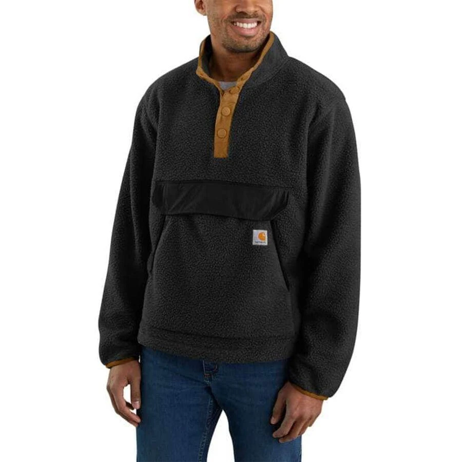 商品Carhartt|Relaxed Fit Fleece Snap Front Jacket - Men's,价格¥510,第1张图片详细描述