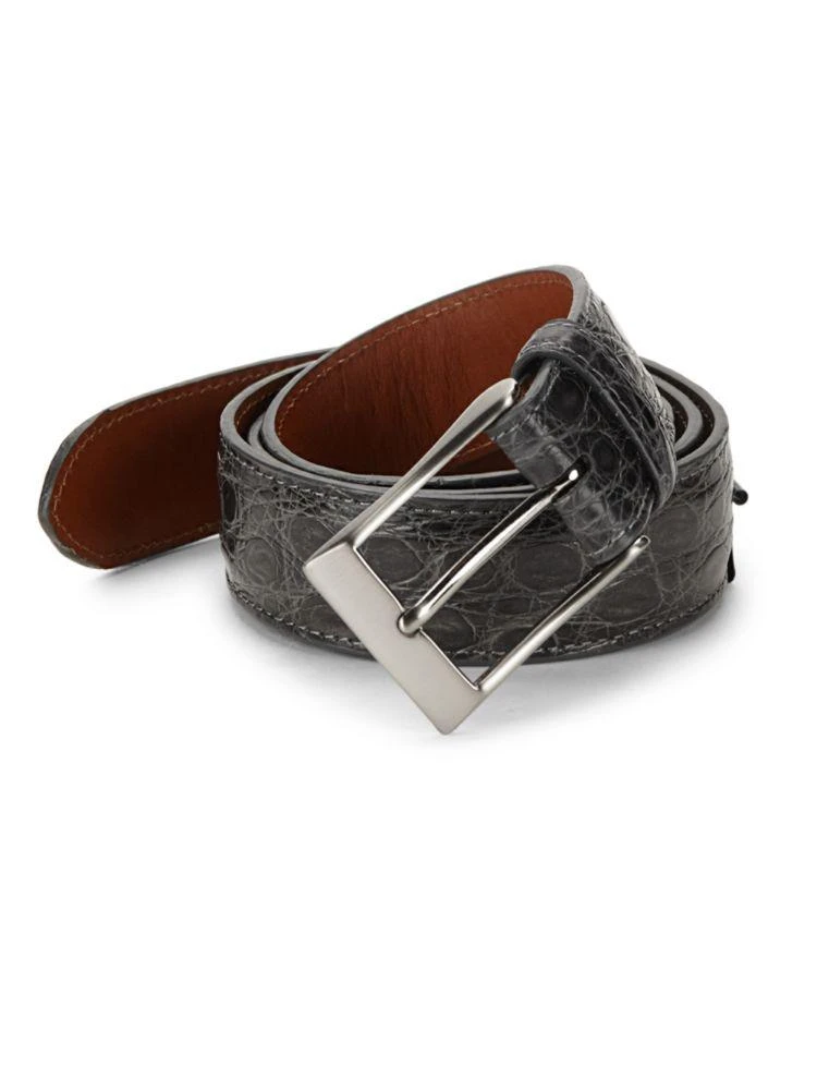 商品Saks Fifth Avenue|Boxed Crocodile Leather Belt,价格¥726,第1张图片