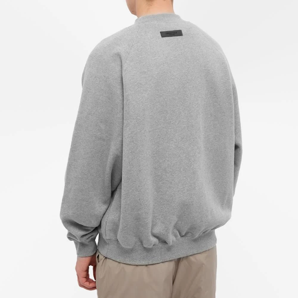 商品Essentials|Fear of God ESSENTIALS 1977 Crew Neck Sweat - Dark Oatmeal,价格¥841,第3张图片详细描述