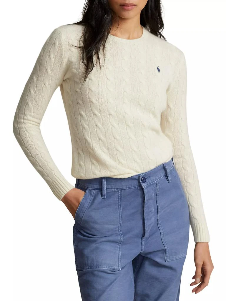 商品Ralph Lauren|Julianna Cable-Knit Sweater,价格¥1503,第3张图片详细描述