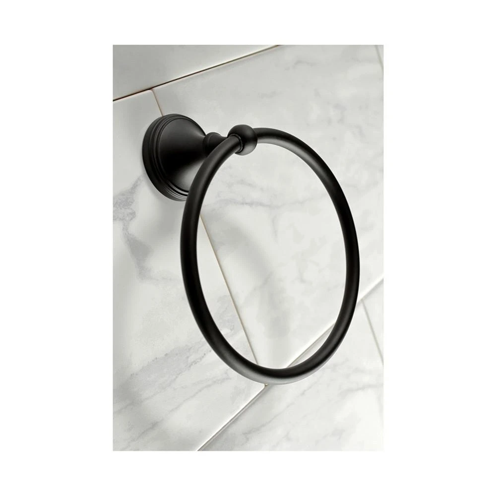 商品Kingston Brass|Naples 18-Inch and 24-Inch Towel Bar Bathroom Accessory Set in Black,价格¥1373,第3张图片详细描述