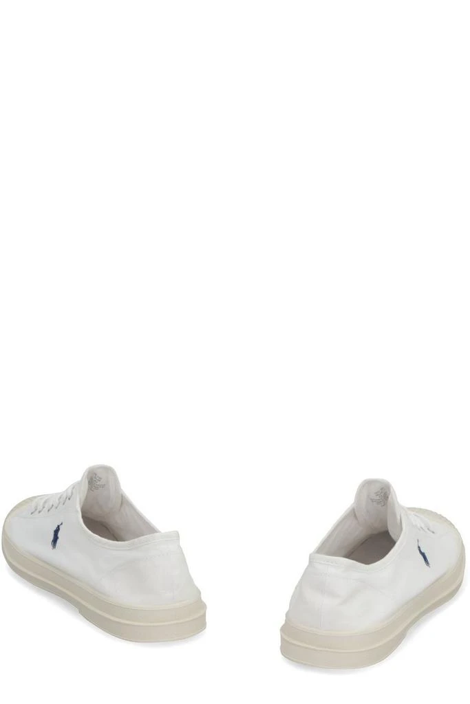 商品Ralph Lauren|Polo Ralph Lauren Logo Embroidered Lace-Up Sneakers,价格¥386,第3张图片详细描述