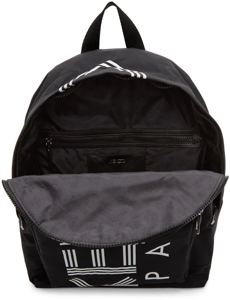 商品Kenzo|Black Large Logo Backpack,价格¥1171,第5张图片详细描述