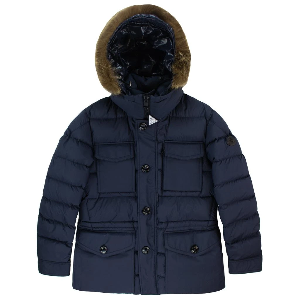 商品Moncler|Moncler Augert Navy Parka Jacket,价格¥14341,第1张图片