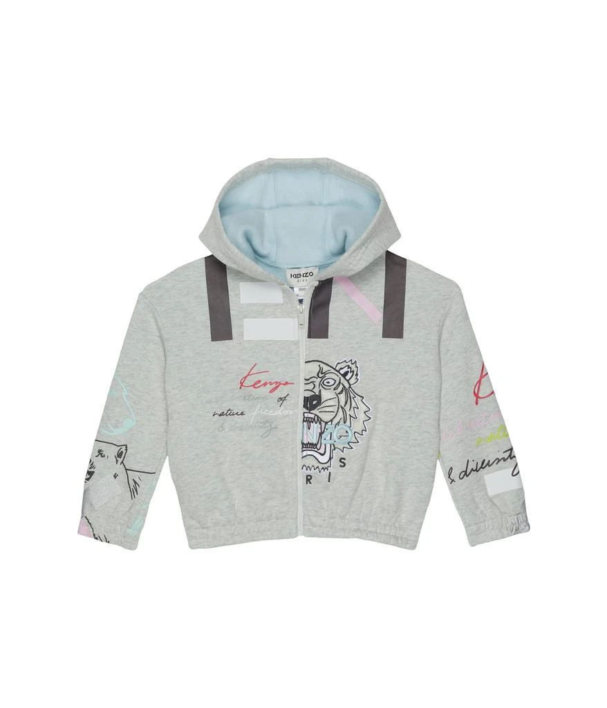 商品Kenzo|Zip-Up Hoodie Polar Bear Print (Toddler/Little Kids),价格¥668,第1张图片