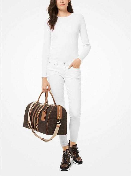 商品Michael Kors|Bedford Travel Extra-Large Logo Stripe Weekender Bag,价格¥2983,第4张图片详细描述