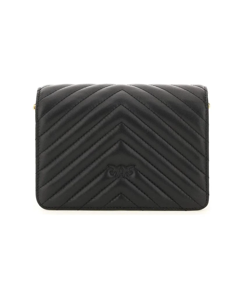 商品PINKO|Love Click V Quilt Mini Bag,价格¥1939,第4张图片详细描述