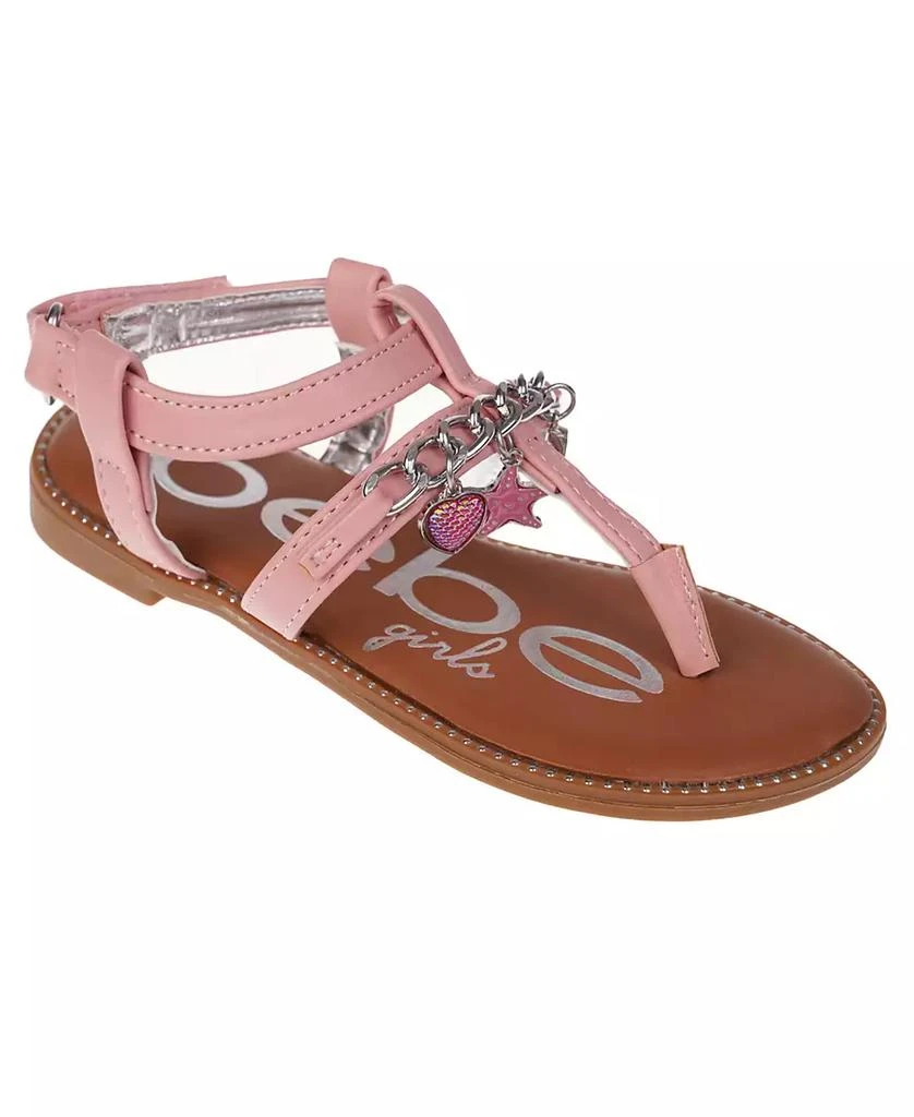 Big Girl's Strappy Sandal with Metal Chain and Sea Charms Polyurethane Sandals 商品