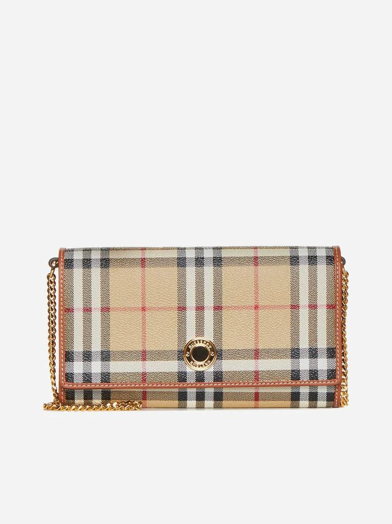 商品Burberry|Hannah check canvas wallet on chain bag,价格¥6904,第1张图片