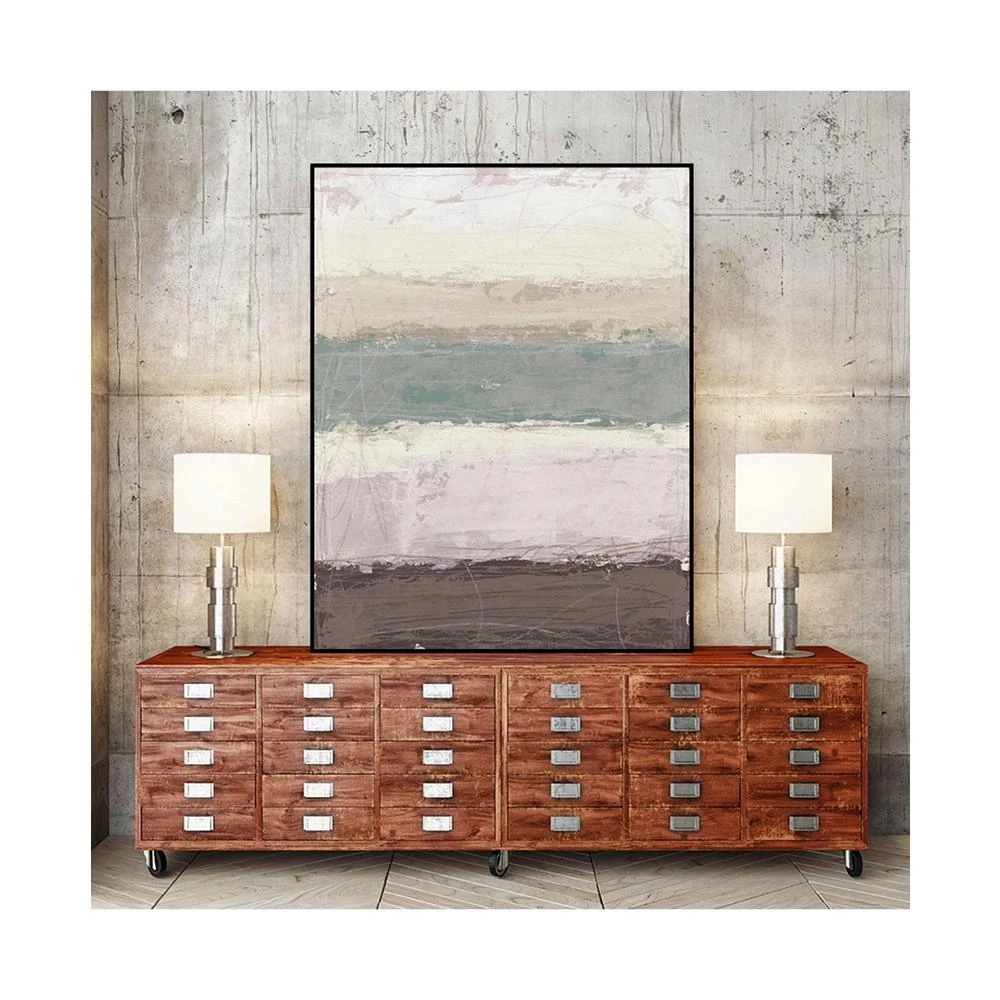 商品Giant Art|28" x 22" Strata Horizon II Art Block Framed Canvas,价格¥1436,第3张图片详细描述
