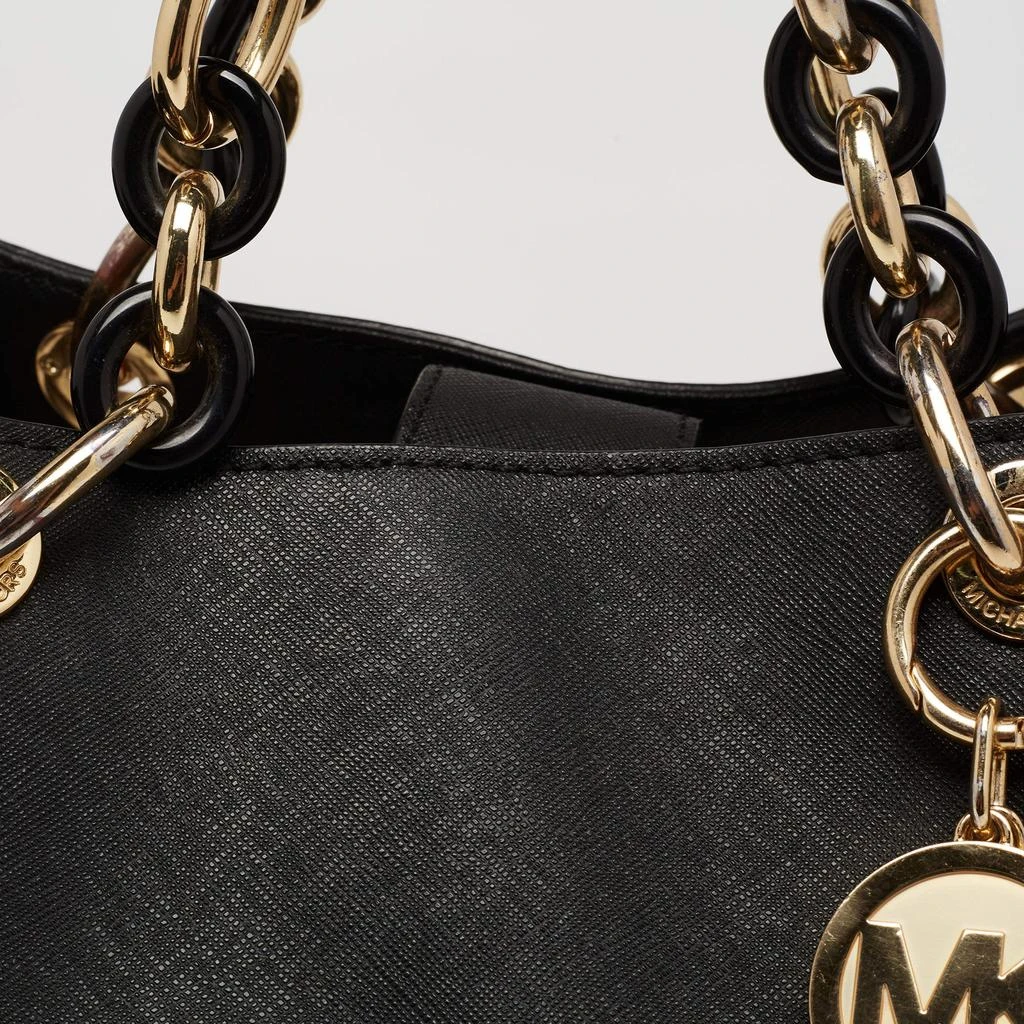 商品[二手商品] Michael Kors|MICHAEL Michael Kors Black Leather Large Cynthia Tote,价格¥1006,第5张图片详细描述
