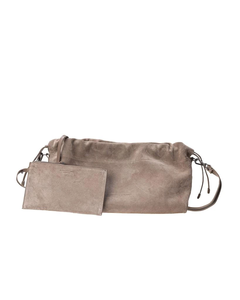 商品Brunello Cucinelli|Brunello Cucinelli Soft suede bag,价格¥14654,第3张图片详细描述