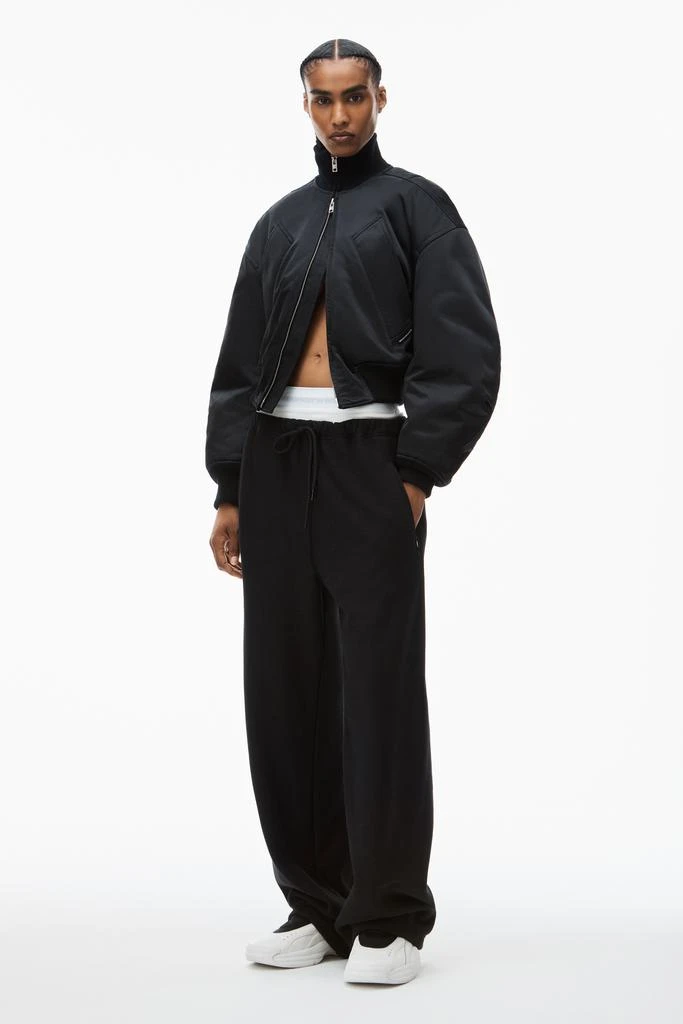 商品Alexander Wang|Wide Leg Sweatpants With Pre-styled Detachable Logo Brief,价格¥3127,第2张图片详细描述