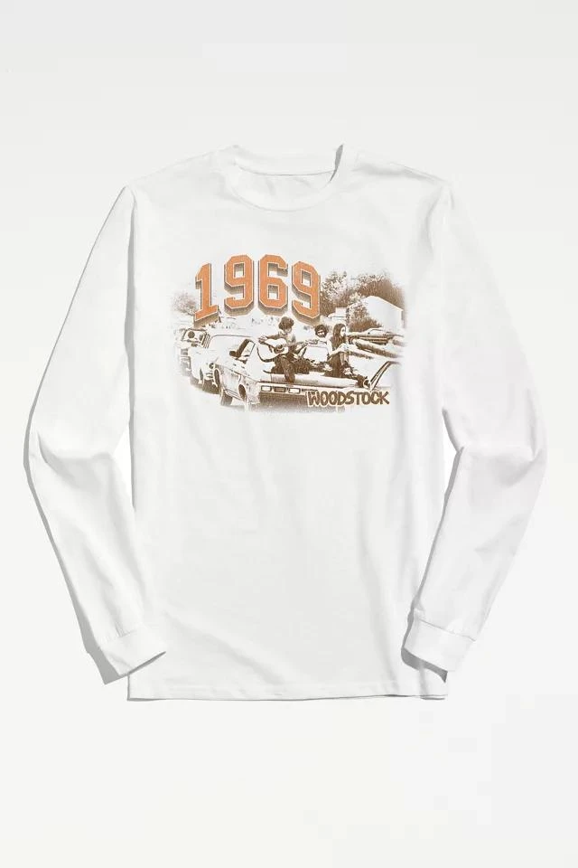 商品Urban Outfitters|Woodstock 1969 Long Sleeve Tee,价格¥295,第1张图片