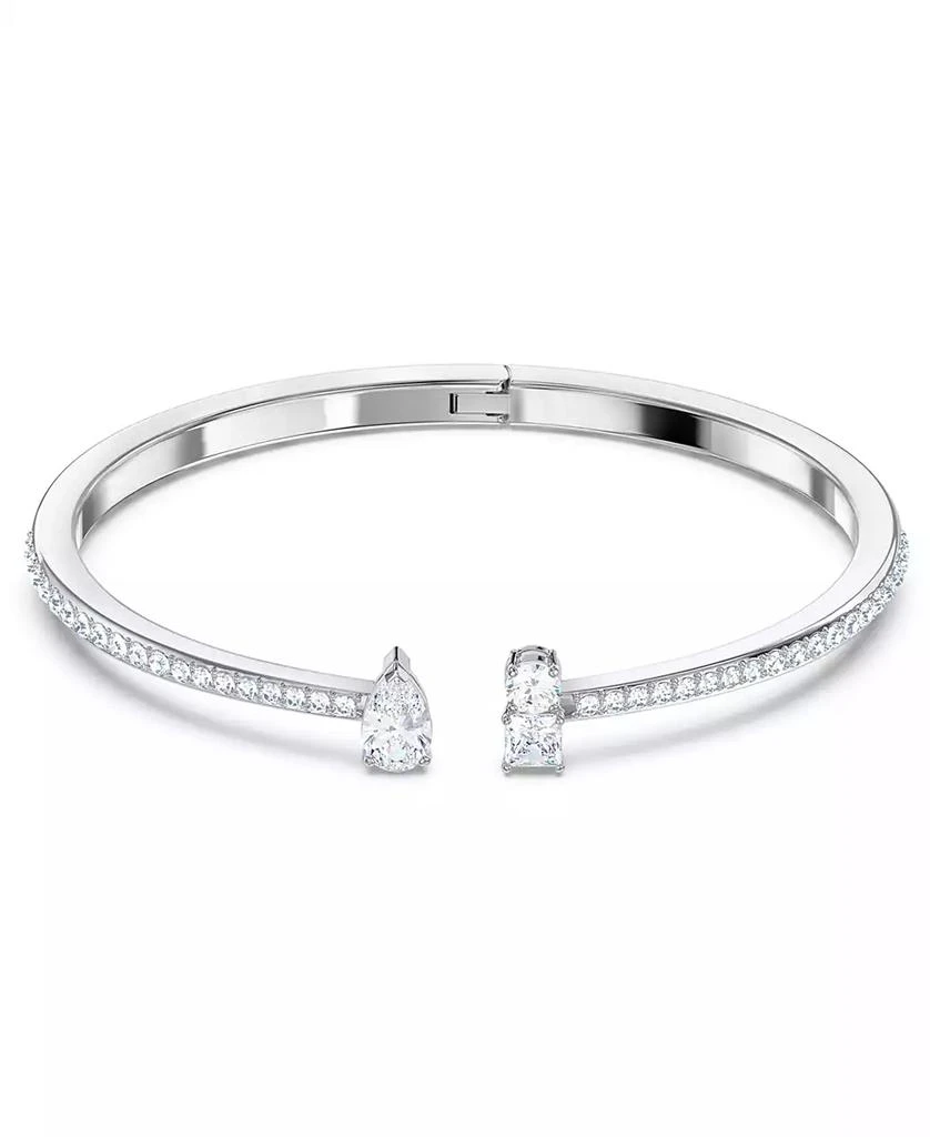 商品Swarovski|Silver-Tone Crystal Cuff Bracelet,价格¥1138,第1张图片