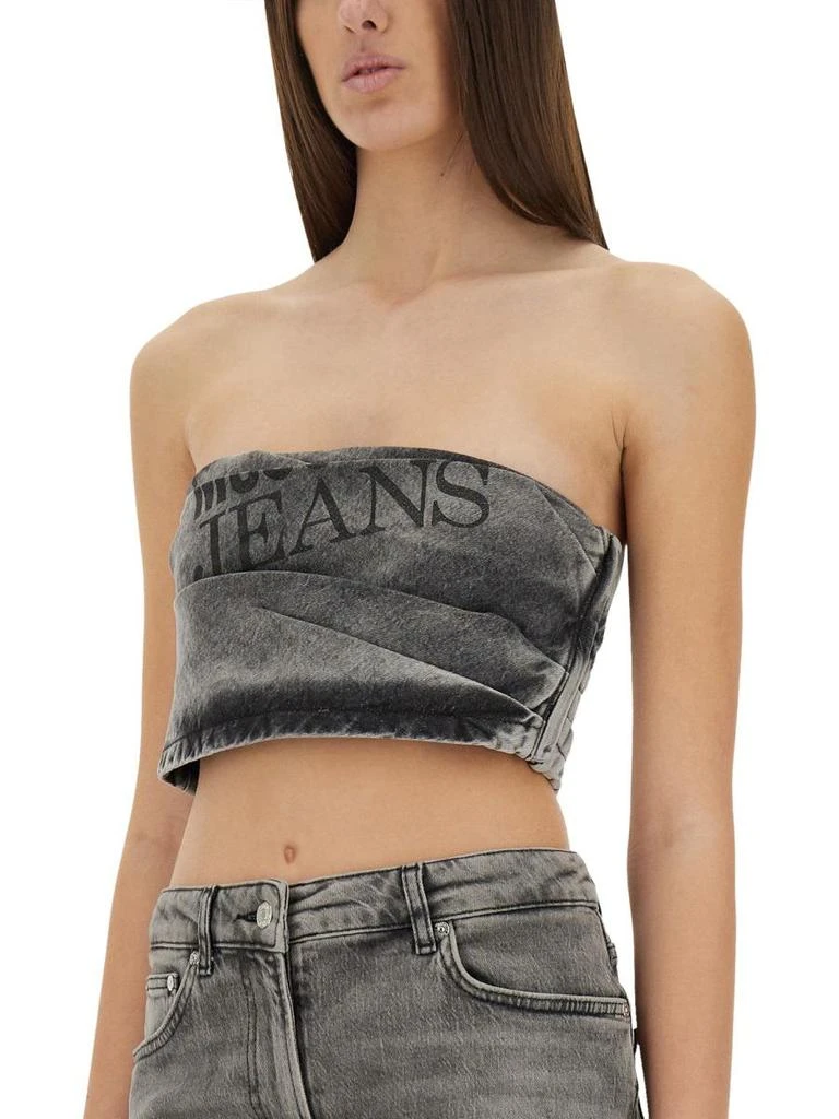商品Moschino Jeans|Moschino Jeans Denim Top,价格¥2021,第4张图片详细描述