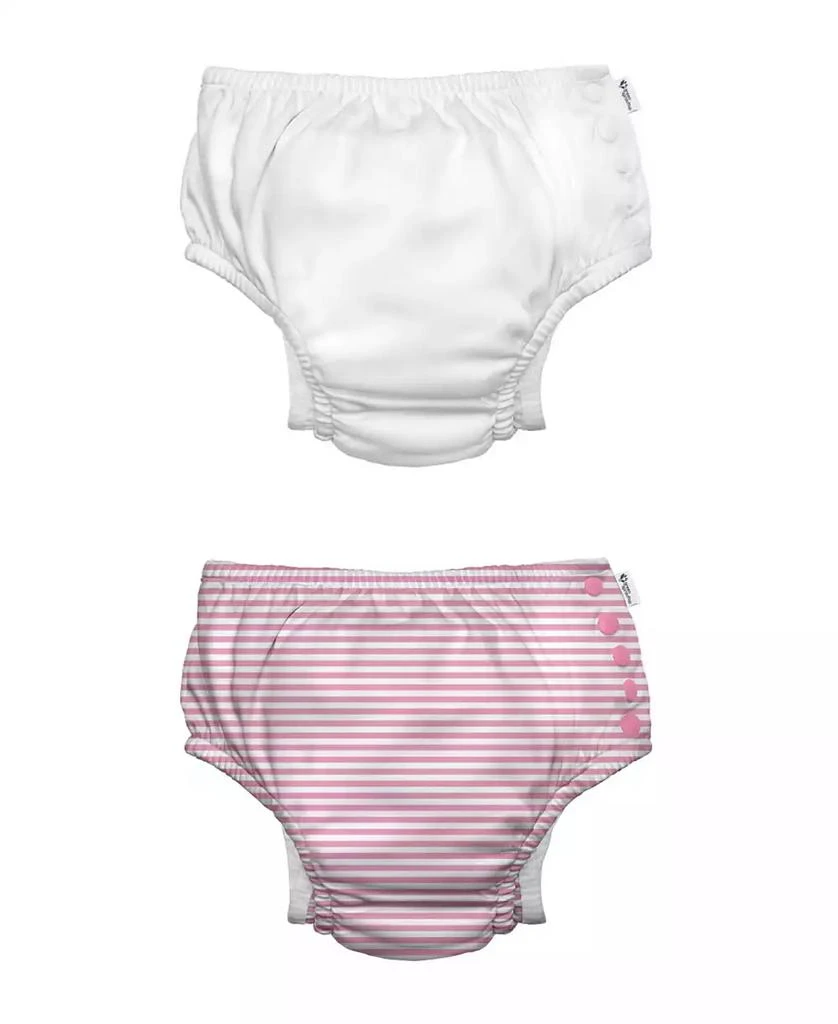 商品green sprouts|Toddler Boys or Toddler Girls Snap Swim Diaper, Pack of 2,价格¥270,第1张图片