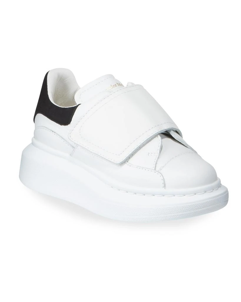 商品Alexander McQueen|Boy's Oversized Grip-Strap Leather Sneakers, Toddler/Kids,价格¥905,第2张图片详细描述