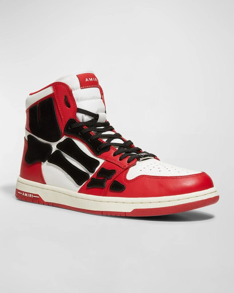 商品AMIRI|Men's Skeleton Leather High-Top Sneakers,价格¥3016,第5张图片详细描述