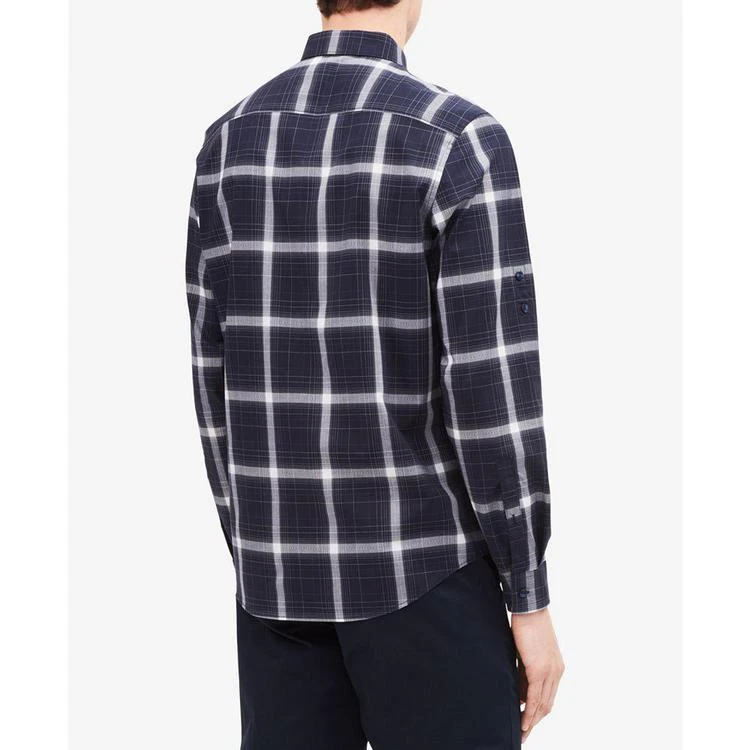 商品Calvin Klein|Men's Box Plaid Shirt,价格¥141,第2张图片详细描述
