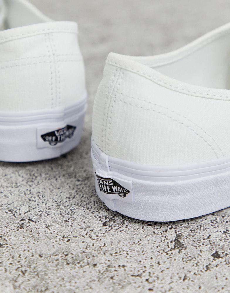 Vans Authentic trainers in white商品第3张图片规格展示