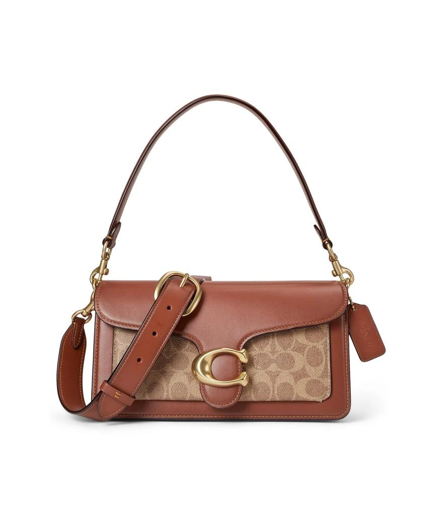 商品Coach|Coated Canvas Signature Tabby Shoulder Bag 26,价格¥3379,第1张图片