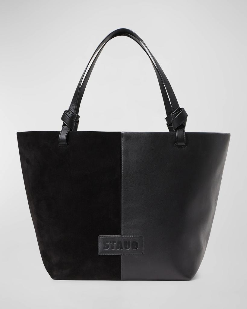 Ida Suede & Leather Tote Bag商品第1张图片规格展示