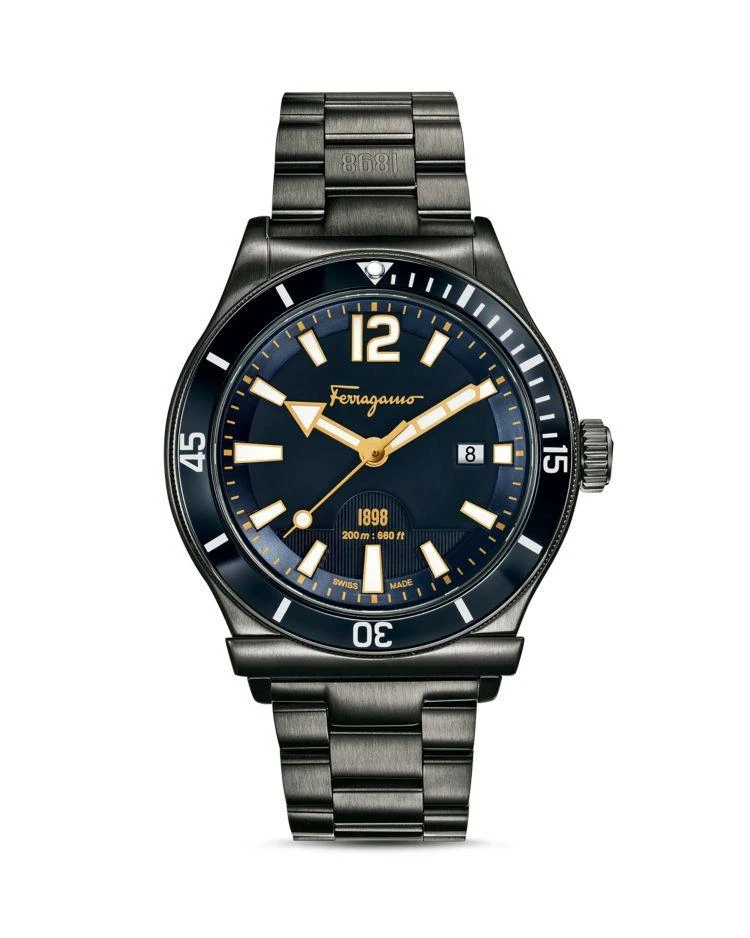 商品Salvatore Ferragamo|1898 Sport Automatic Watch, 41mm,价格¥14182,第1张图片