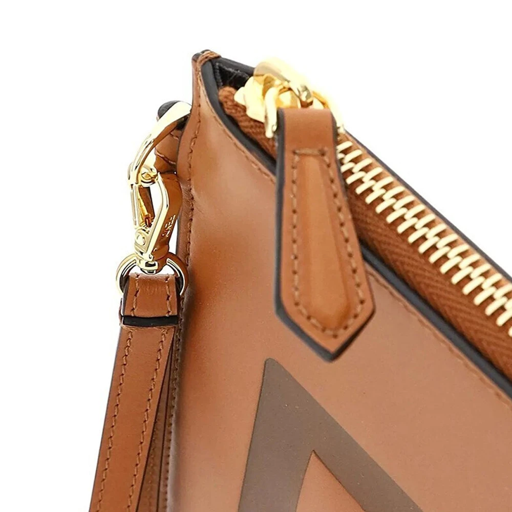 FENDI  男士棕色小怪兽老佛爷手拿包 8N0178-AC9L-F0QVK 商品